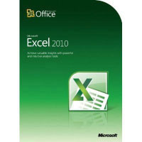 Microsoft Excel Home and Student 2010, DVD, 32/64 bit, EN (79C-00303)